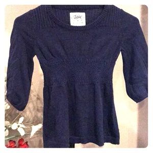 Child sweater diamond design gather around middle